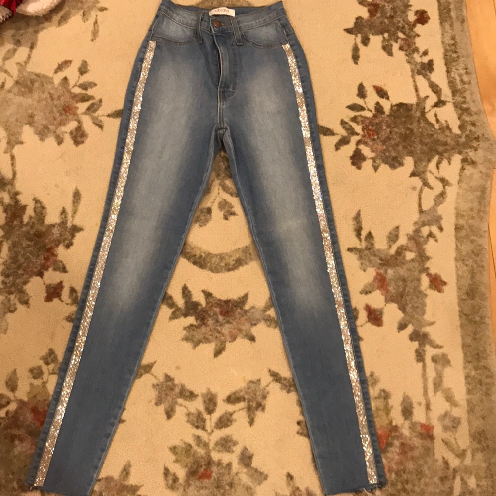 High waisted MYSTIQUE BOUTIQUE skinny jeans